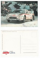 Cartolina adesivo lancia - adesivo, rally