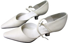 Scarpe Donna Decoltè Eleganti Cerimonia Pelle Nappa Blue Deep n. 38 Vintage