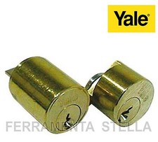 COPPIA CILINDRO YALE OTTONE