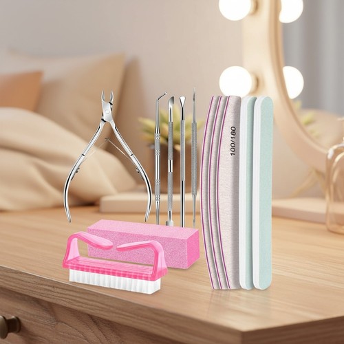 Chic pink nail care kit - nail,