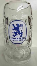 LOWENBRAU BOCCALE BICCHIERE BIRRA 1 LITRO CON MANICO