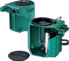 ELETTROPOMPA POMPA FOSSA BIOLOGICA LOWARA DOMO 7VX/B CON VASCA MIDIBOX