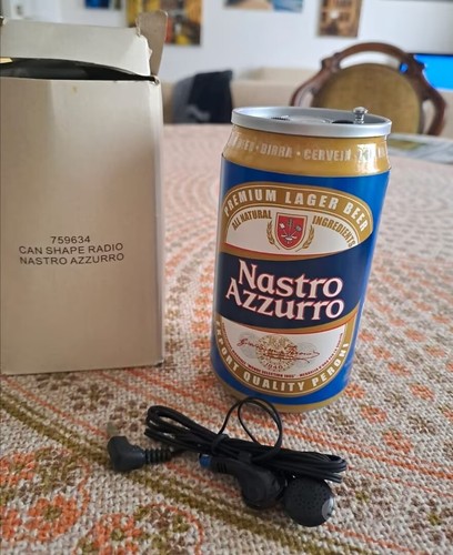 Nastro azzurro radio lattina - azzurro,
