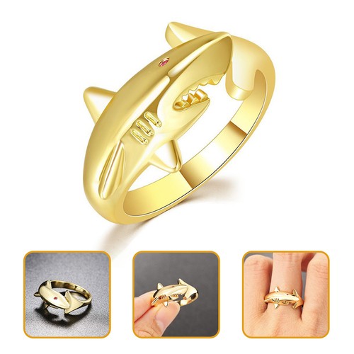 Squalo gioielli anello anelli - squalo,
