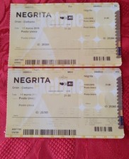2 BIGLIETTI NEGRITA (Orion) 11.03.2016