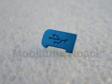 Original Nokia 5130 Xpress Music USB Dust Cap | Abdeckung | Cover Blau Blue NEU