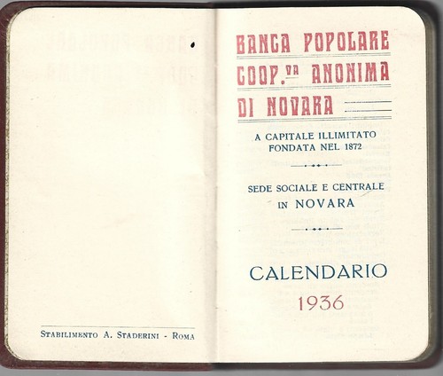 Banca popolare novara - ,