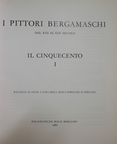 Libro pittori bergamaschi - libro,