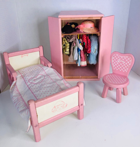 Letto sedia armadio vintage - e,