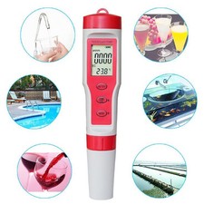 Misuratore digitale LCD TDS/EC/PH/TEMP tester monitor qualità acqua acquario test suolo