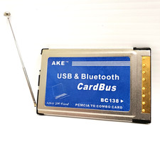 Scheda combinata Bluetooth AKE PCMCIA USB2.0 Cardbus 54 mm USB2.0 BT2.0 adattatore laptop
