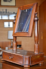 ANTICA SPECCHIERA PSICHE IN LEGNO