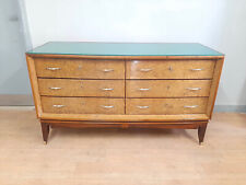 Comò Art Déco, rivestito in legno di Bruyère e palissandro, stile Paolo Buffa