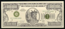 Banconota US Fantasy - Statua