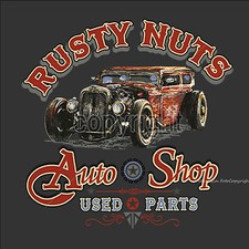 T-shirt auto Hot Rod Oldschool