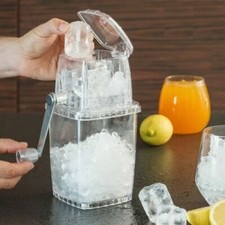 MACCHINA TRITAGHIACCIO MANUALE NO ELETTRICA GHIACCIO COCKTAIL FAI DA TE 