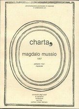 Magdalo Mussio 1997 Palazzo Ricci Macerata 