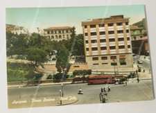 ct782 cartolina agrigento citta' piazza stazione hotel jolly