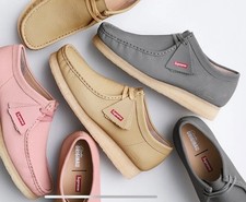 Supreme®/Clarks Originals™ Reflective Wallabee™ Maple da uomo 11,5 nuovo con scatola. Settimana 17