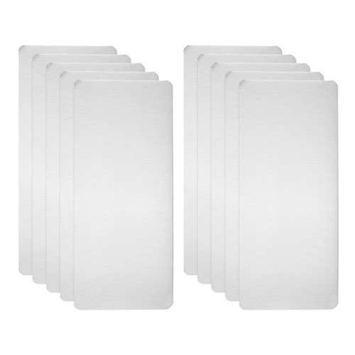 10pcs targhetta metallo - 10pcs,