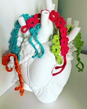 braccialetto donna uncinetto fatto a mano lunghezza variabile