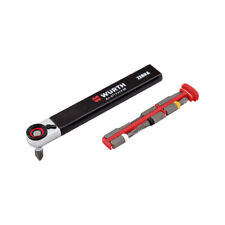 Cricchetto da 1/4 Chiave con Serbatoio Inserti Set - WÜRTH 071201408