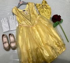 COSTUME CARNEVALE BAMBINA LA BELLA E LA BESTIA DISNEY 3/4 ANNI + MERCOLEDI 3/4