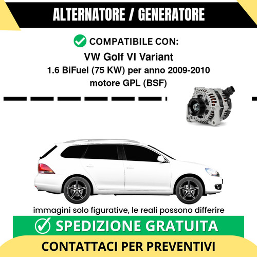 Alternatore golf variant - vw,