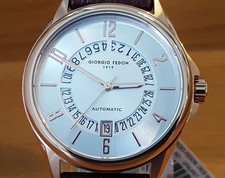Orologio Uomo Giorgio Fedon 1919 PAU Oro Rosa Retrogrado Data Seiko Mvt Automatico