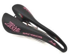 Sella da donna Selle SMP Stratos (nero/rosa) (rotaie AISI 304)