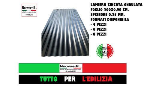 Lamiera ondulata zincata kit - lamiera,