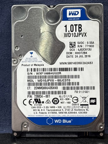 Western digital wd10jpvx - western,