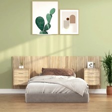 Testiera Letto con Comodini in