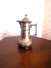 Caraffa brocca peltro con - caraffa-, in