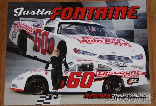 Cartolina justin fontaine 2014 - justin,