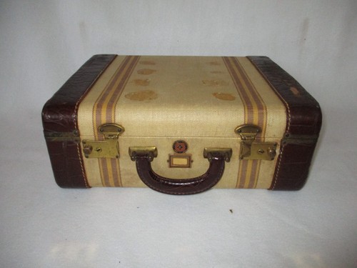 Valigia vintage pelle - in,