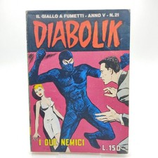 DIABOLIK N. 21 ANNO V - OTTIMO STATO - ED. ASTORINA - OTT.  1966 [UFF-40-71]
