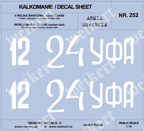Decalcomanie dec252 - 1:16,