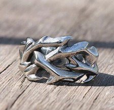 Mens Thorn Ring Stainless