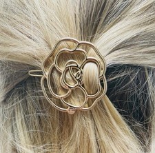 Chanel Camelia Spilla Oro