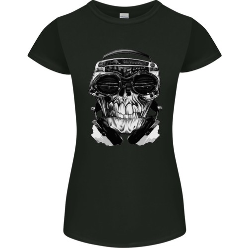 Shirt ghetto blaster skull - t-shirt,