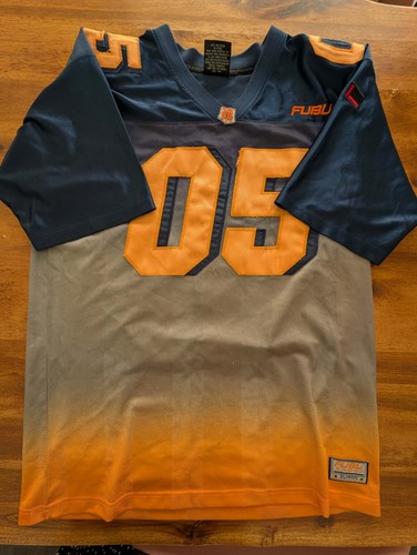 Fubu sport shirt jersey orange - fubu,