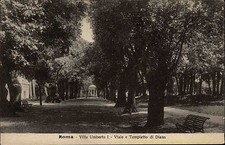 Roma Roma cartolina 1930 Villa