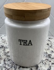 Bidone da tè La Cucina bianco