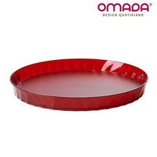 Vassoio da Portata Rotondo Ø 36 cm, Fondo Satinato Antigraffio, Omada Design