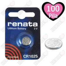 100 x Renata 1025 3v litio
