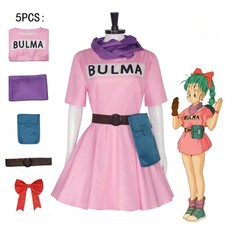 Bulma Cosplay Vestito Gonna