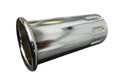 Terminale scarico marmitta cromato auto epoca  A112, Fulvia, Giulia, GT Junior