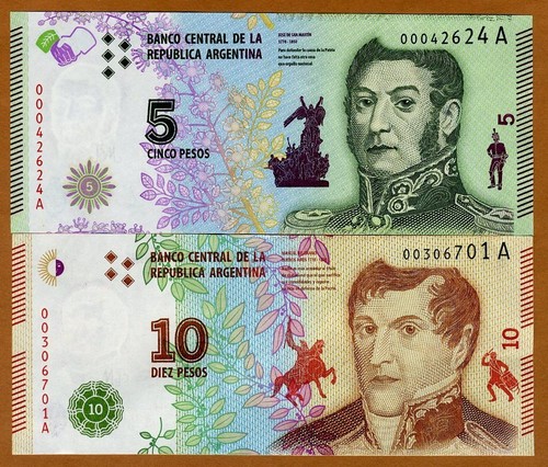 Set argentina pesos - argentina,, 5-10