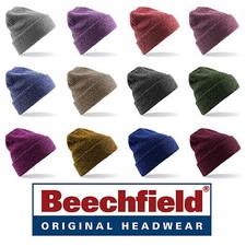 Cappello BEECHFIELD cuffia HERITAGE BEANIE vintage ACRILICO MORBIDO in 14 COLORI